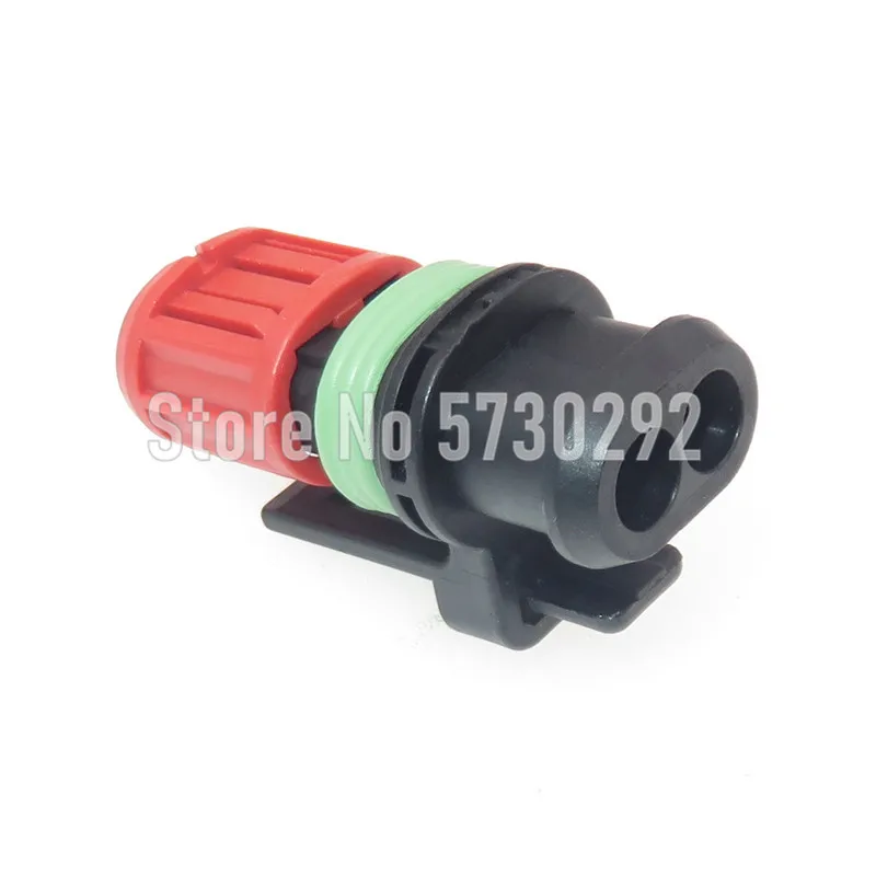 2P Connector Wiring Harness Socket Auto Plug 1337245-3 For Volvo Excavator EC210 EC360 EC480 Injector