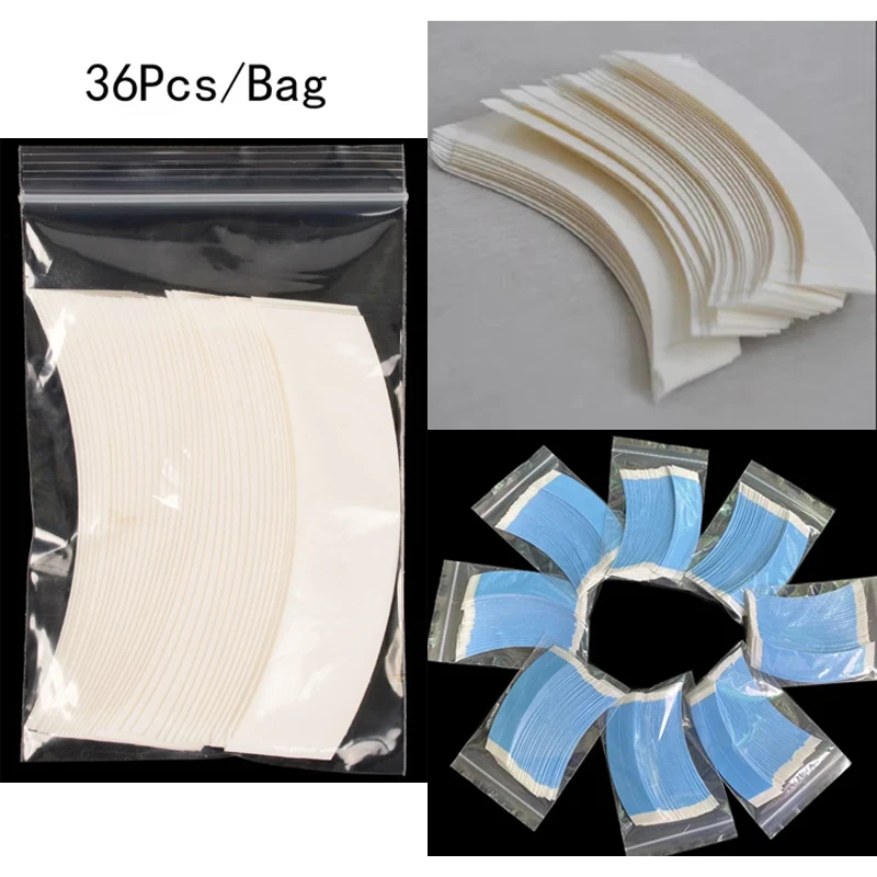 

36 Pc / Lot Strong Super Fixed Hair System Adhesive Tape Super Strong Adhesive Tape Extended Wig Waterproof and Sweat Wig