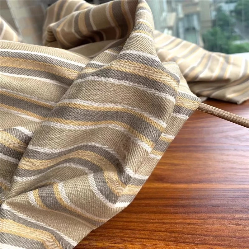 

Premium Italian Imported Twill Denim Linen Cotton Fabric Soft Drape Comfortable Skin Friendly for Autumn Winter Clothing Fabric