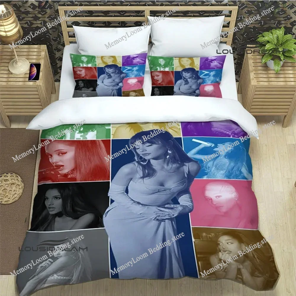 Singer Ariana Grande Bedding Sets Exquisite Bed Supplies Set Duvet Cover Bed Comforter Set  Bedding Set Luxury Birthday Gift