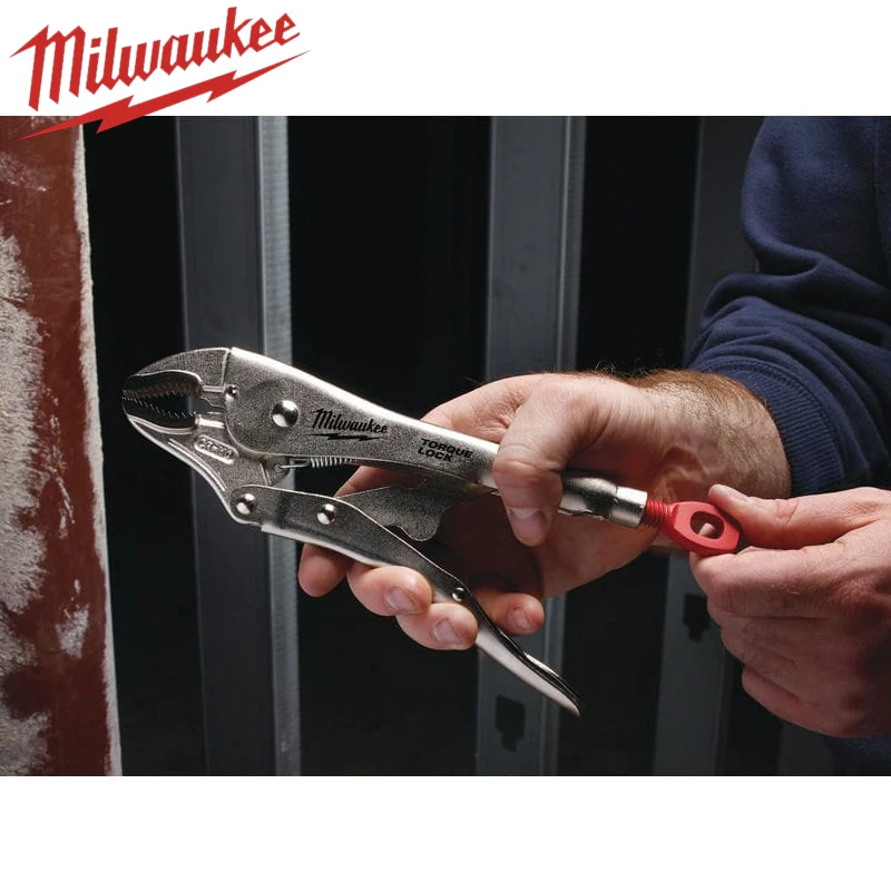 

Milwaukee TORQUE LOCK 7-inch curved pliers, torque lock curved jaw locking pliers, durable manual tools 4932471732/48-22-3421