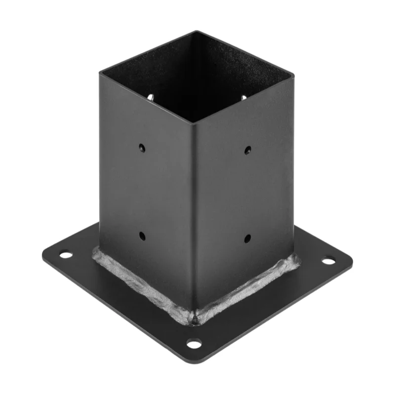 hit productCustomized Garden Decoration Buildings Waterproof Outdoor Metal Steel Wood Base Gazebo Connector Pergola Bracket Kit