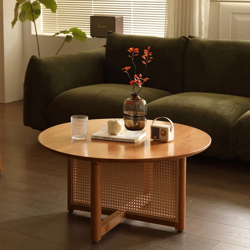 

Wabi Sabi Vintage Coffee Table Rustic Minimalist Aesthetic Premium Coffee Table Classic Design Mesa De Centro Furniture