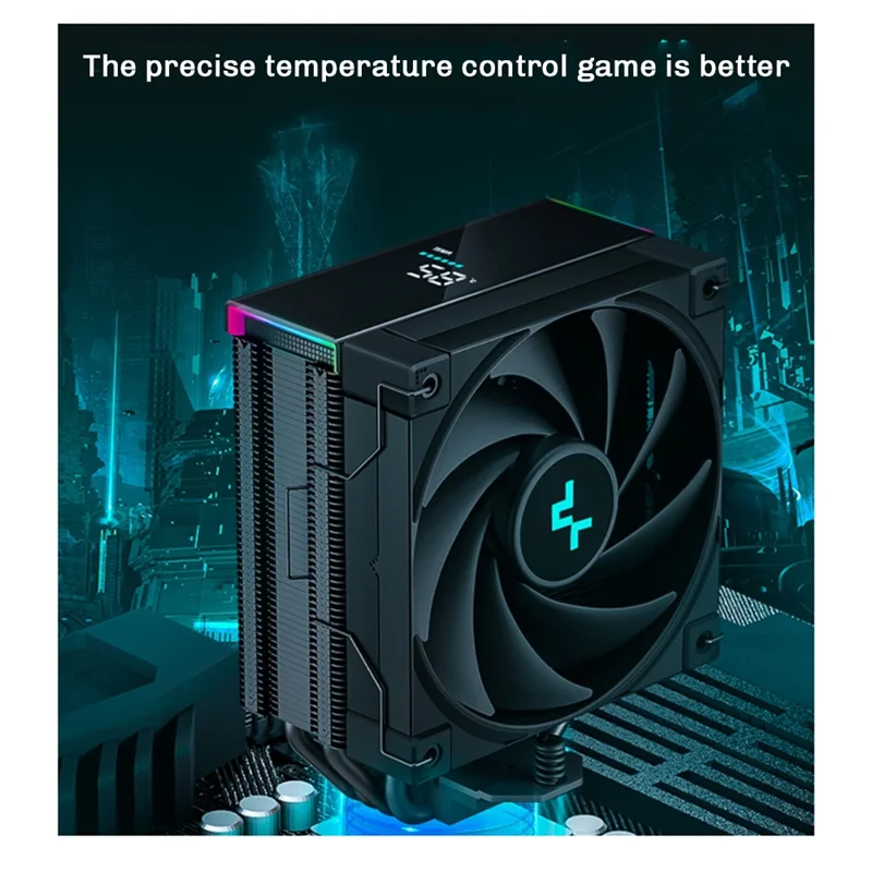 

AU61-DEEPCOOL AK400 CPU Processor Cooling Fan Radiator Digital Display For LGA1700/1200 115X