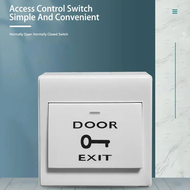 Botão de saída com interruptor plstic da caixa inferior adequado para todos os tipos de portas