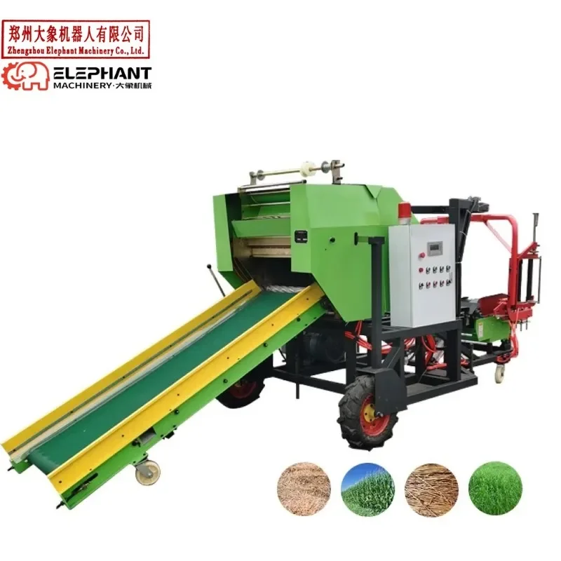 Wholesale Small Silage hay Straw Baler and Wrapper Machine Price