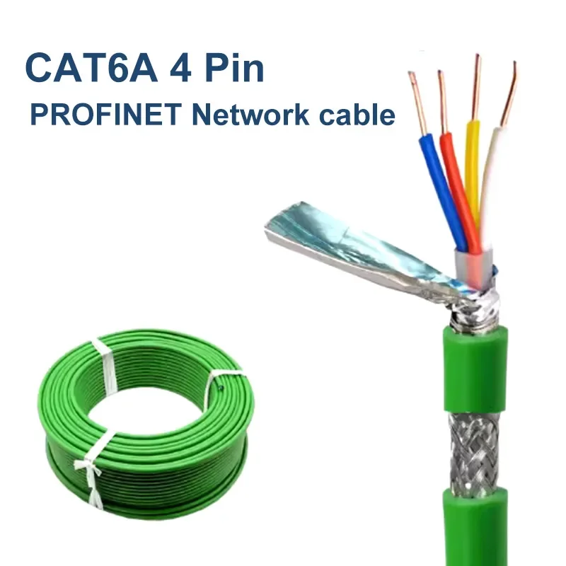Industriële Siemens Metaal Afgeschermde RJ45 Stekkeradapter 4-pins 6GK1901-1BB10 Ethernet Crystal Head 8-pins 1B Geen Druk 180 °   Connector