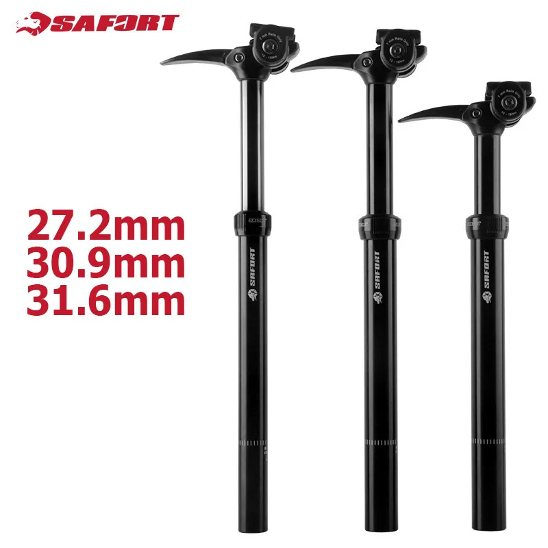 

Подседельный штырь Safort Dropper 100 мм, 27,2/30,9/31,6 мм, регулируемая высота, подседельный штырь для шоссейного электронного велосипеда MTB