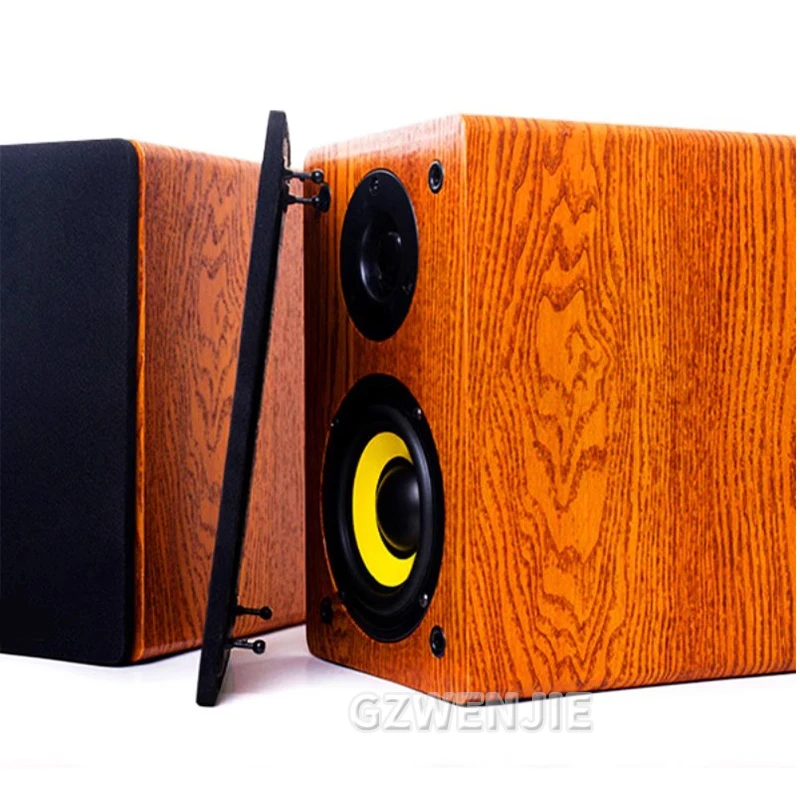 30W High-power High-fidelity Speaker Home HIFI Fever Passive 4 Inch Audio Home Theater Bookshelf Desktop Surround Speakers