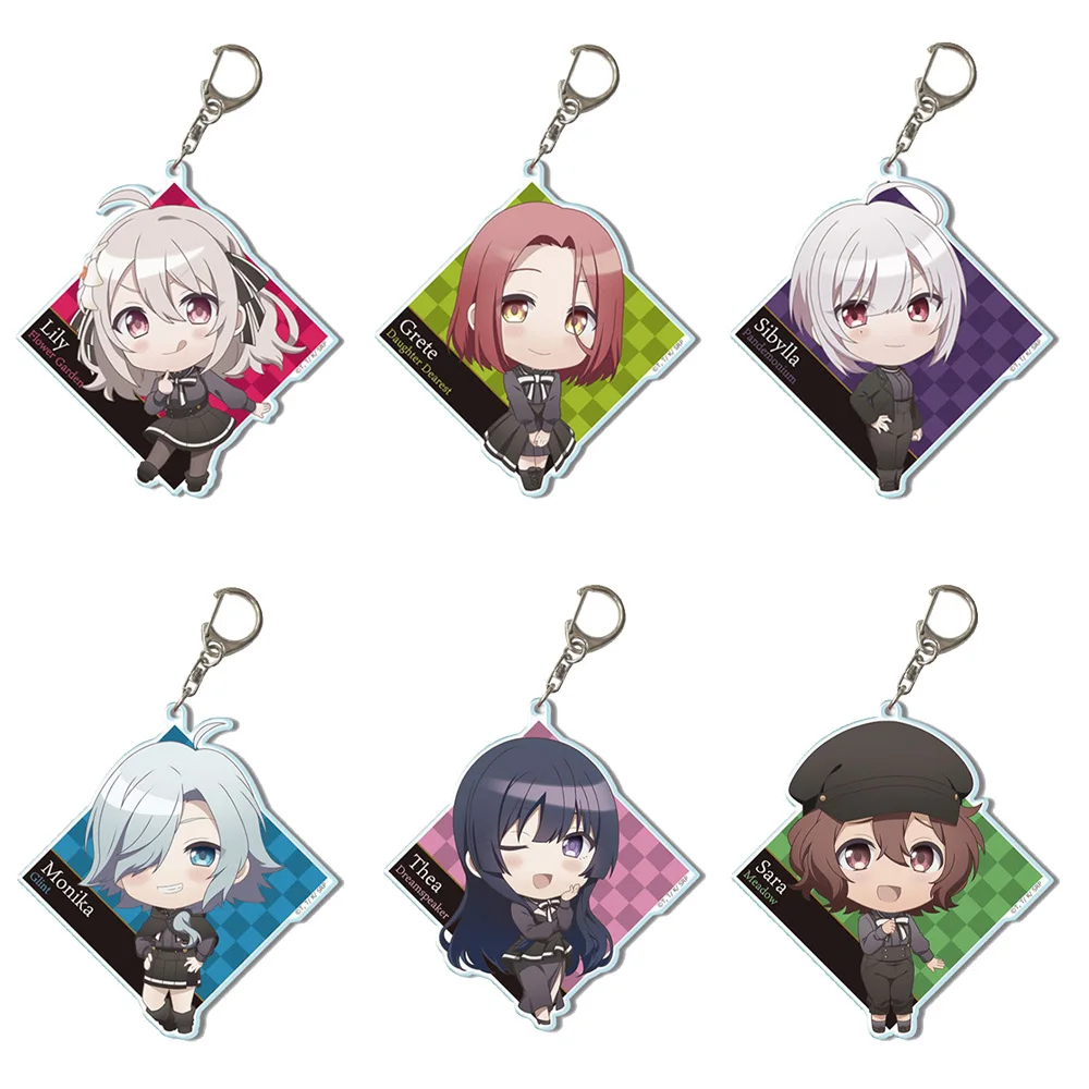 Spy Classroom new Klaus Lily Grete Sibylla Monika Thea Sara Annette Erna Acrylic keychain Bag pendant Anime Toy keyring gift