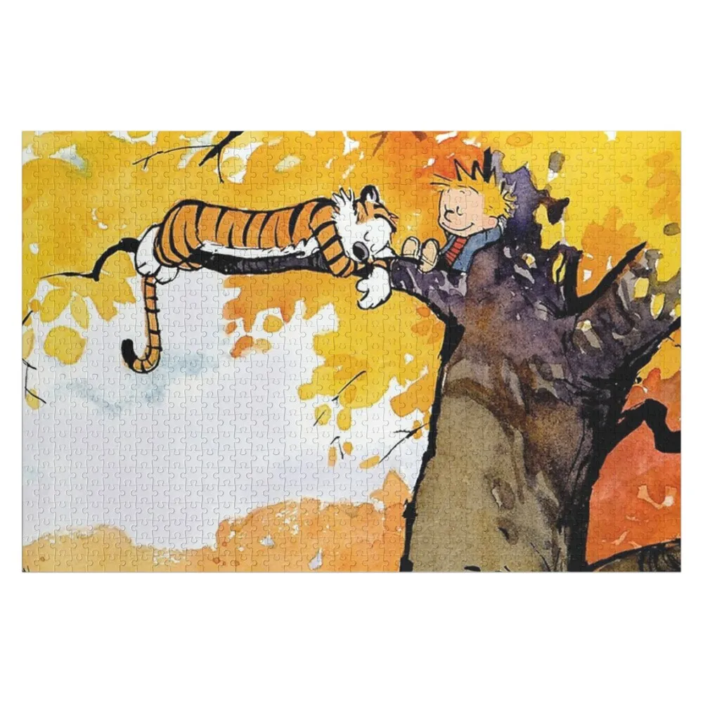 

Calvin et Hobbes Билл Уттерсон туальное впечатление плакат Пазл Персонализированный подарок с фотографией Персонализированный подарок Пазл для свадьбы