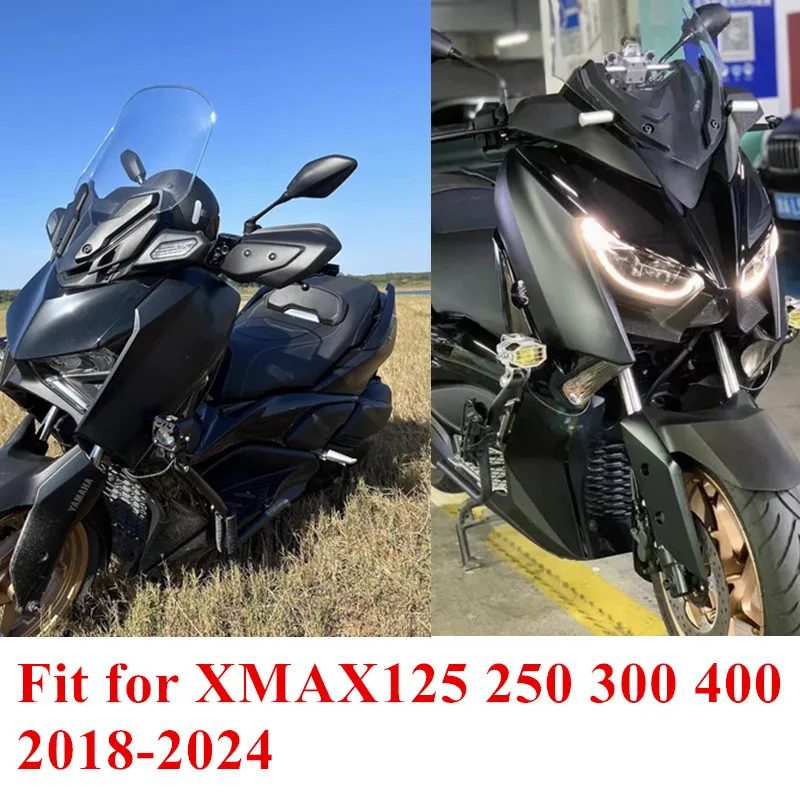 Modified motorcycle accessories 2024 year xmax300 Crash guard bumper Crash bar with footrest for xmax300 2018-2024