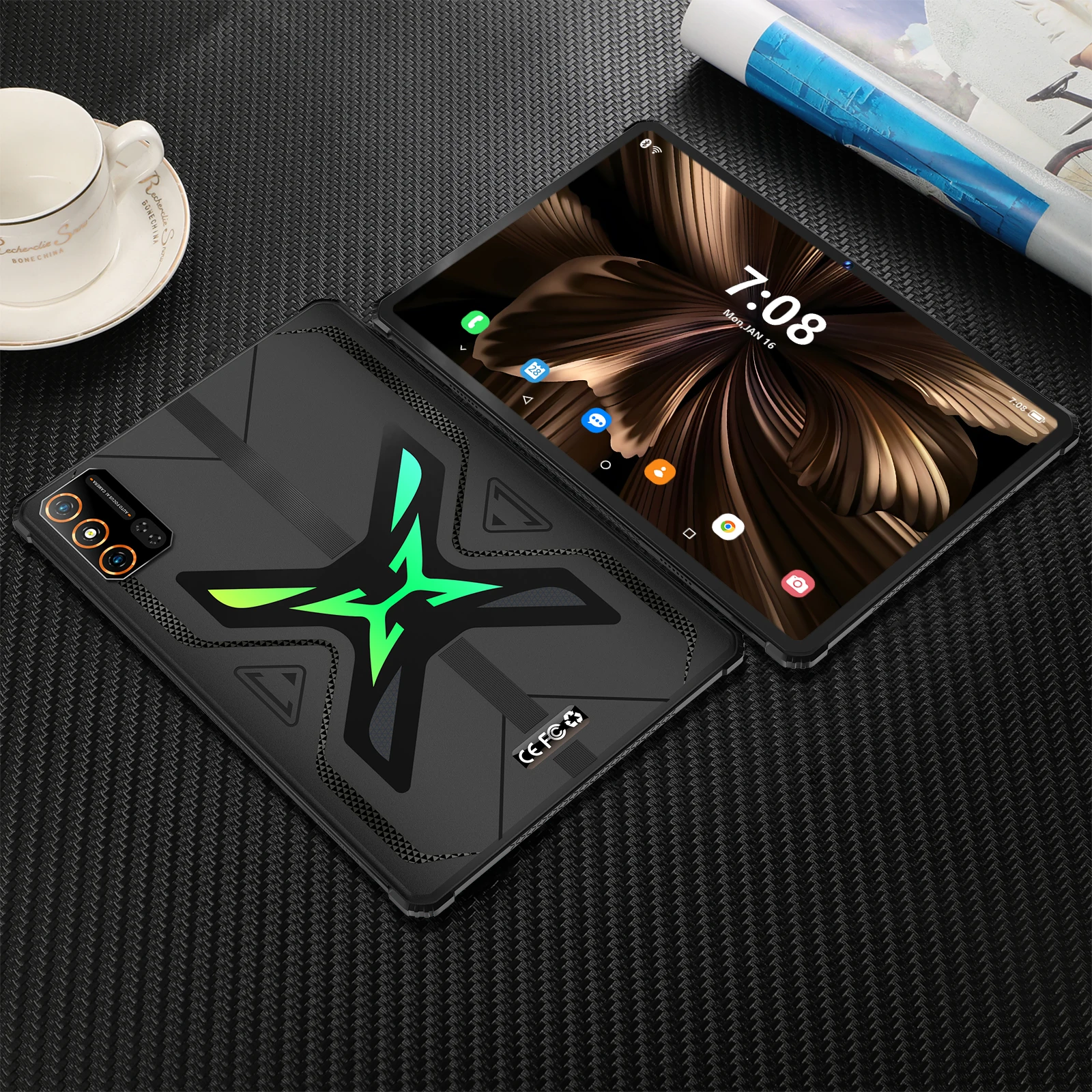 Global Version 10.1 Inch Android 14 Google Play GPS Bluetooth Wifi 4G Phone Call 8800mAh 8GB RAM 128GB ROM Tabs Dual Camera Gift