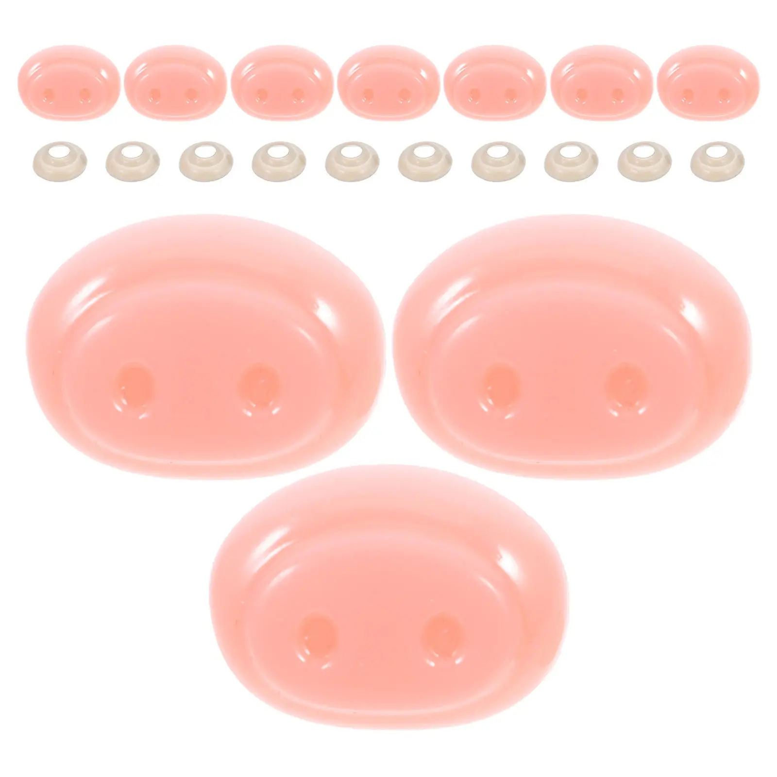 

Набор из 20 пластиковых безопасных носиков для игрушек (19x26 мм) для вязания крючком, изготовления плюшевых медведей, кукол и других поделок