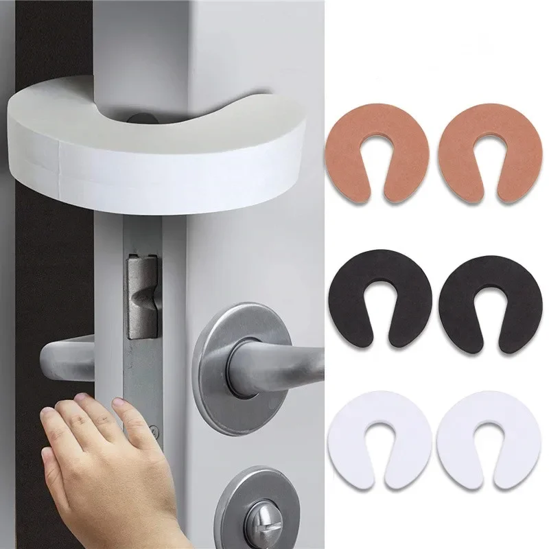 Cute Soft Foam Door Stopper Home Security Clip for Baby Kids Safety Guard Finger Protector Door Stoppe Hardware Baffle Household