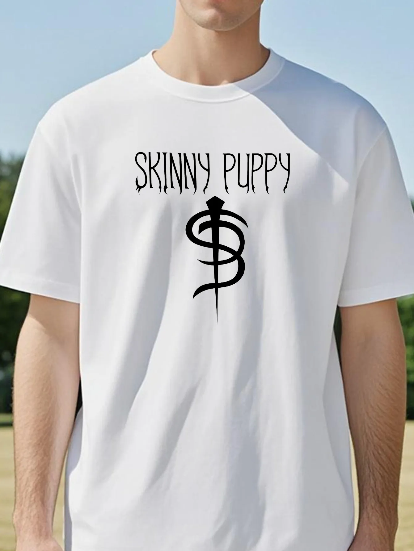 

Skinny Puppy Canadian Industrial Music Group print Graphic T-Shirt for men women summer casual o-neck Short Sleeve Tops tee
