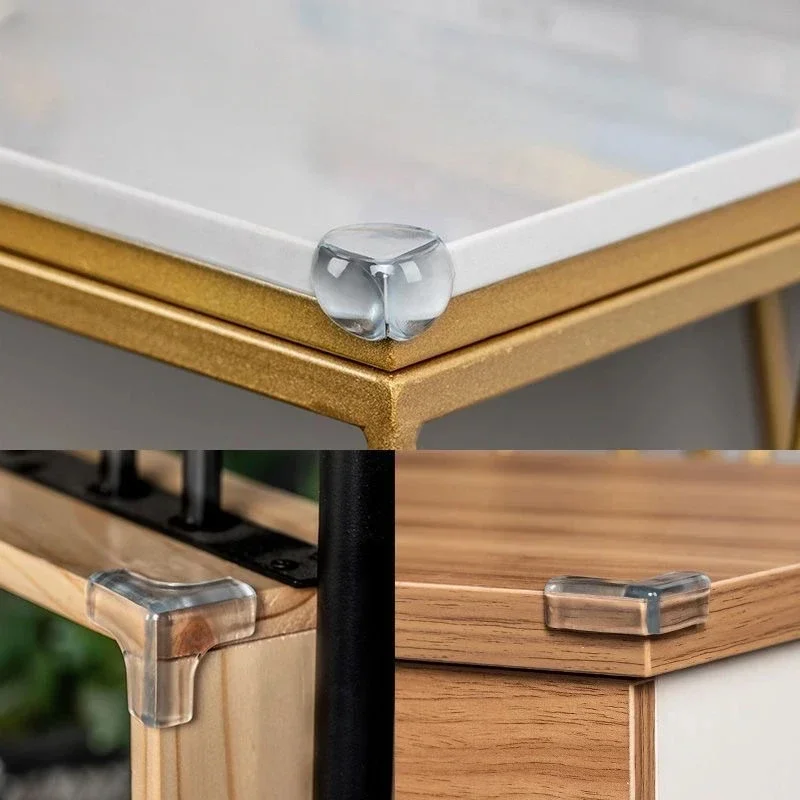 

Силиконовые защитные уголки для детских столов, прозрачные резиновые накладки на мебель, защита от ударов, защитные подушечки для углов столов