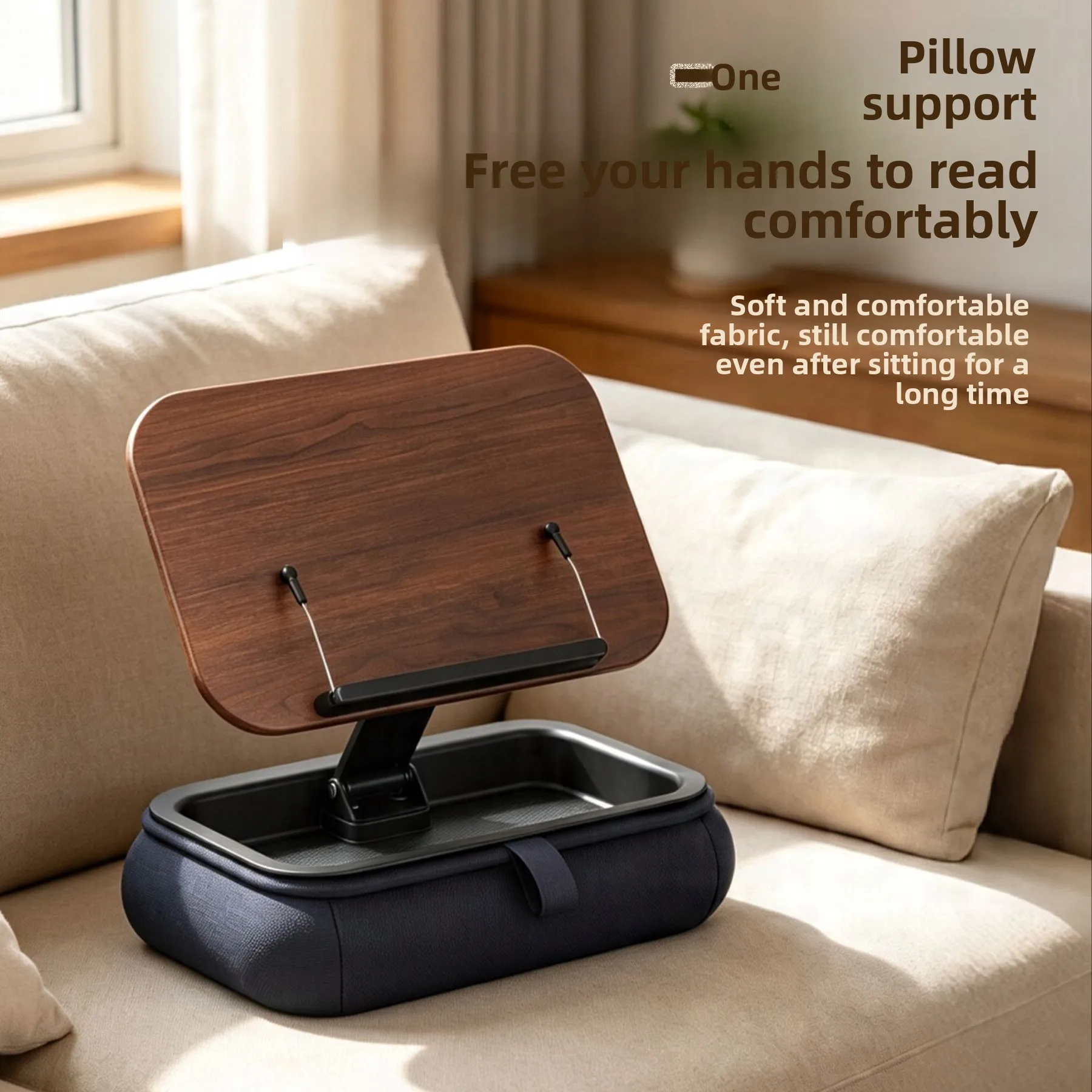 Pillow reading bracket can be folded and stored, bed reading pillow bracket, mobile phone tablet bracket