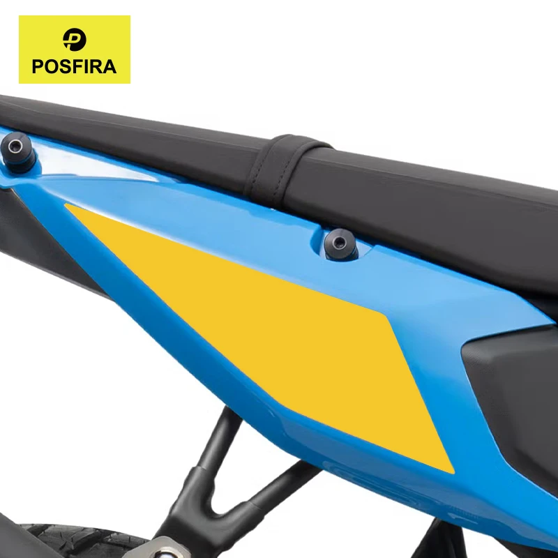 Виниловые наклейки POSFIRA на заднюю панель сиденья мотоцикла для Yamaha Tenere 700 Rally Tenere700 2025-2026, аксессуары для мотоциклов