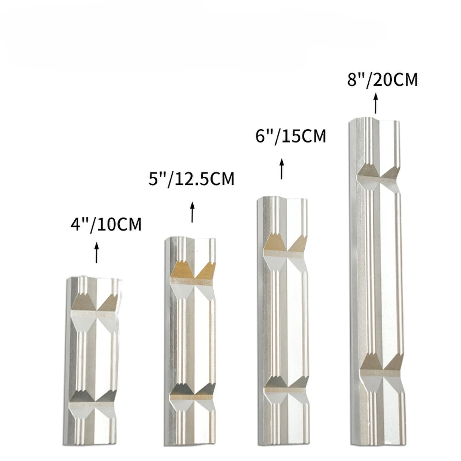 CNC Milling Steel Vise Hard Jaw Fixture V-Type Jaw Aluminum Alloy 5