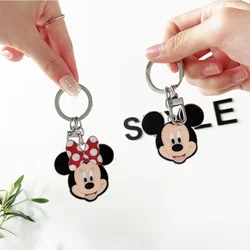 Anime Figures Minnie Keychain Cartoon Dolls Car Pvc Key Chain Key Rope Model Toys Cute Bag Pendant Gifts Kids Accessories Toys