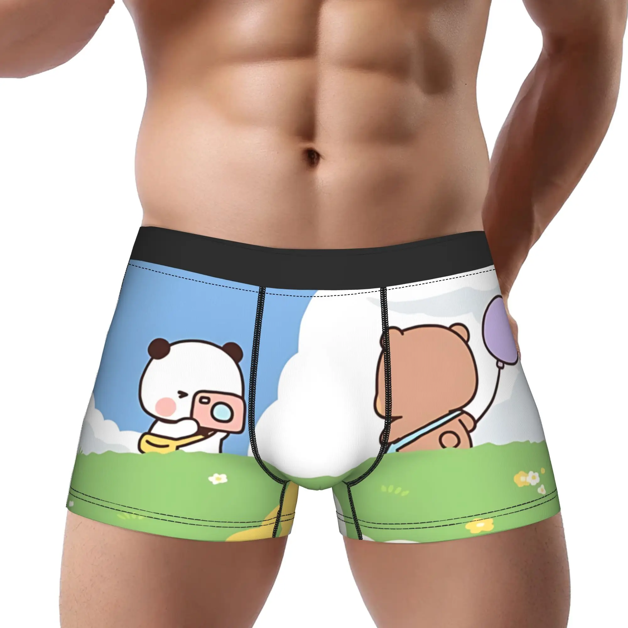

bubu and dudu bear boxers adults 18 plus Underpants Breathbale Panties Man Underwear Sexy Shorts Boxer Briefs