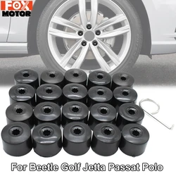 28mm 20x Wheel Center Nut Cover Lug Bolt Grey Cap With Removal Tool For VW Golf MK7 Touran Scirocco Beetle Jetta 2015 2016 2017