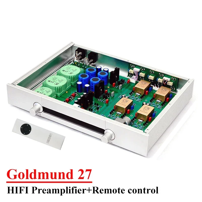 

Refer To Goldmund 27 HIFI Preamplifier with Remote Control High Reduction 4 Groups of Input Interface Audio Amplifier