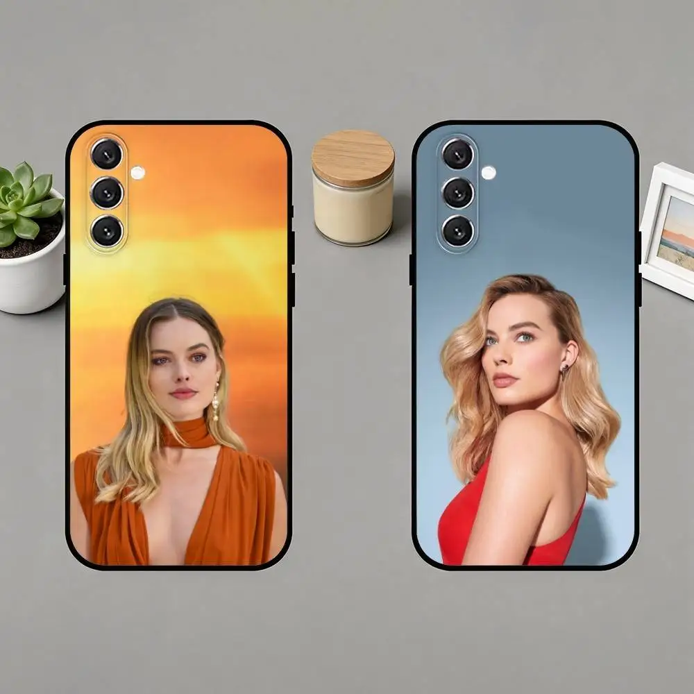 

M-Margot Robbie Phone Case For Samsung Galaxy A91,80,73,72 ,71,53,52,32 ,31,22,21s,20,Soft Black Case