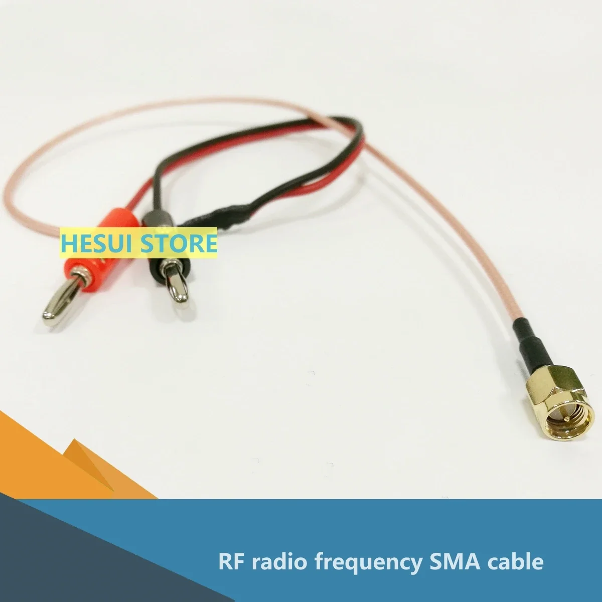 1/3/5pcs SMA to banana head cable RF radio frequency SMA cable SMA male to banana head cable length 50cm