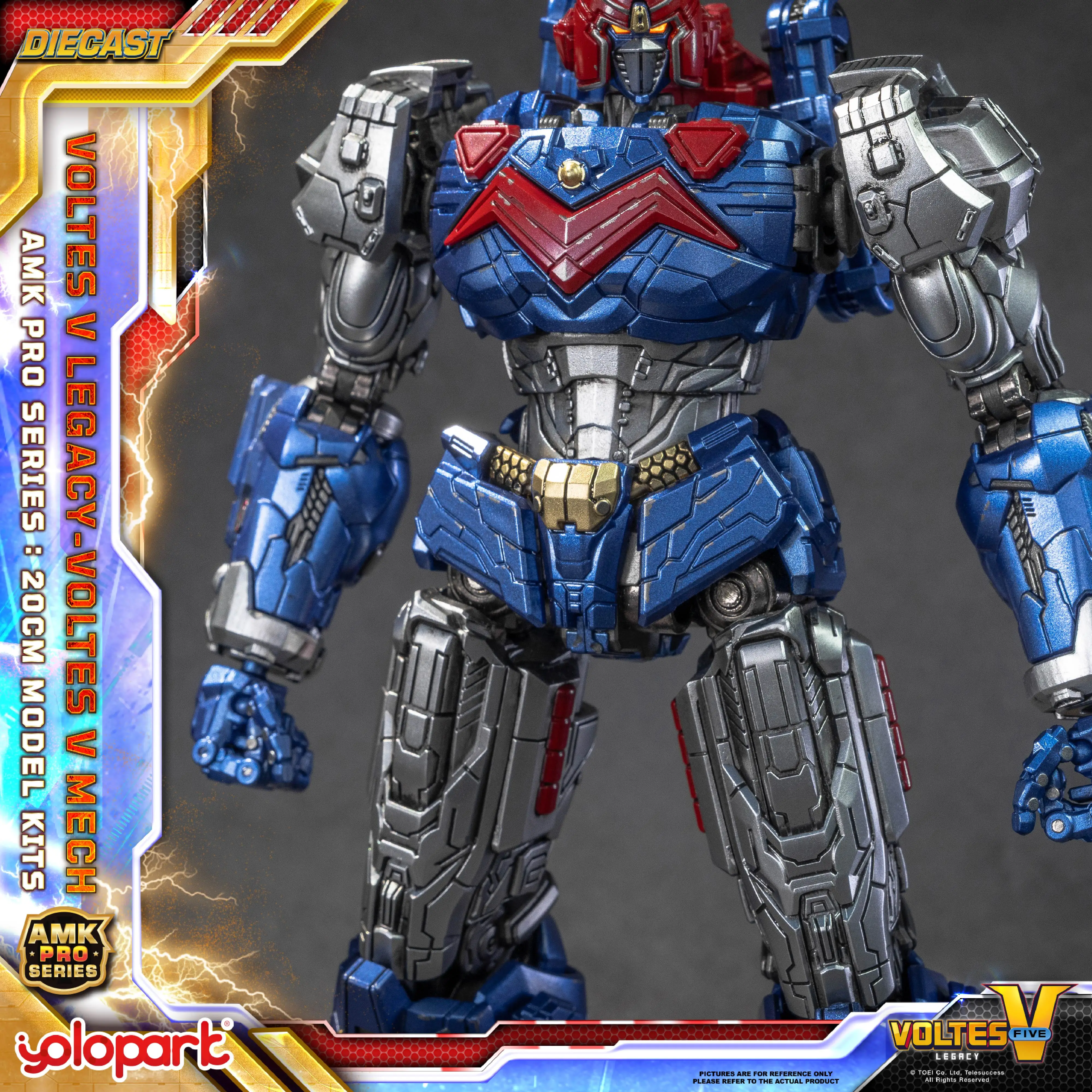 

Набор для сборки модели робота Voltes V: Legacy 20 см серии YOLOPARK AMK PRO - Фигурка-модель для сборки