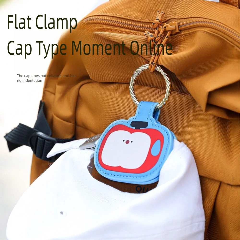 

Портативный мультяшный магнитный зажим для шляпы из искусственной кожи с защитой от потери шляпы, держатель для шляпы, держатель для сумки, рюкзака, багажа