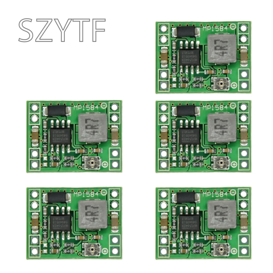 5pcs MP1584EN step-down power module DC-DC 3A adjustable buck module LM2596 Ultra-ultra-small size