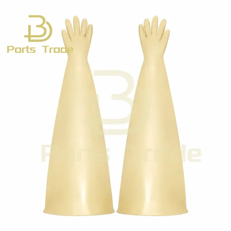 for Extra Thick 2MM Latex Long Arm Gloves for Battery Factory Liquid Machine Laboratory Acid and Alkali Corrosion Protection