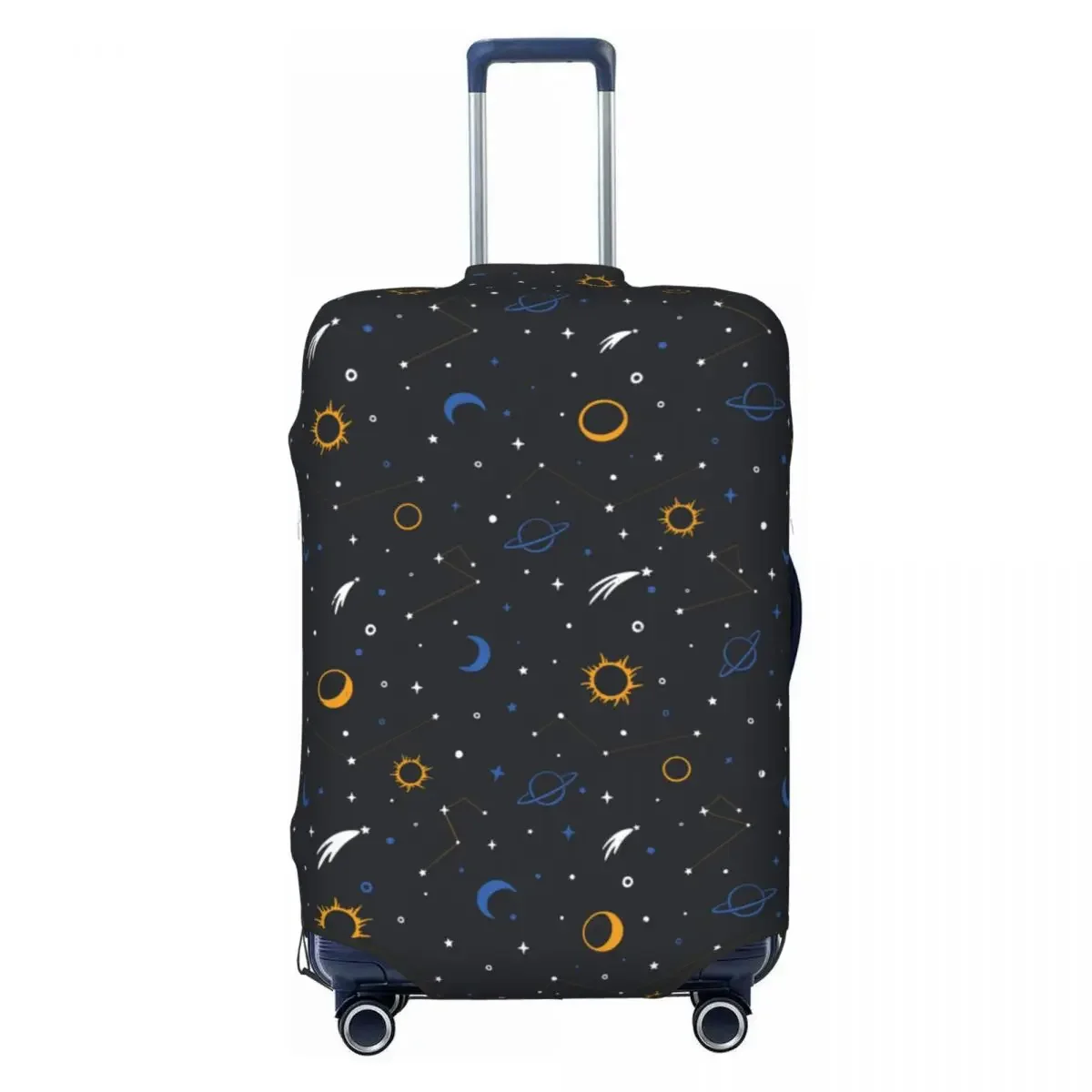 Galaxies Planets Suitcase Cover Space Practical Cruise Trip Protector Luggage Accesories Holiday