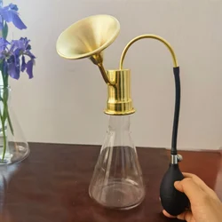 YANDER Red Copper Fragrance Smell Bottle Perfume Smell Brass Bottle Display Stand Spa Aroma Bottle Wine Tea Scent Release Bottle