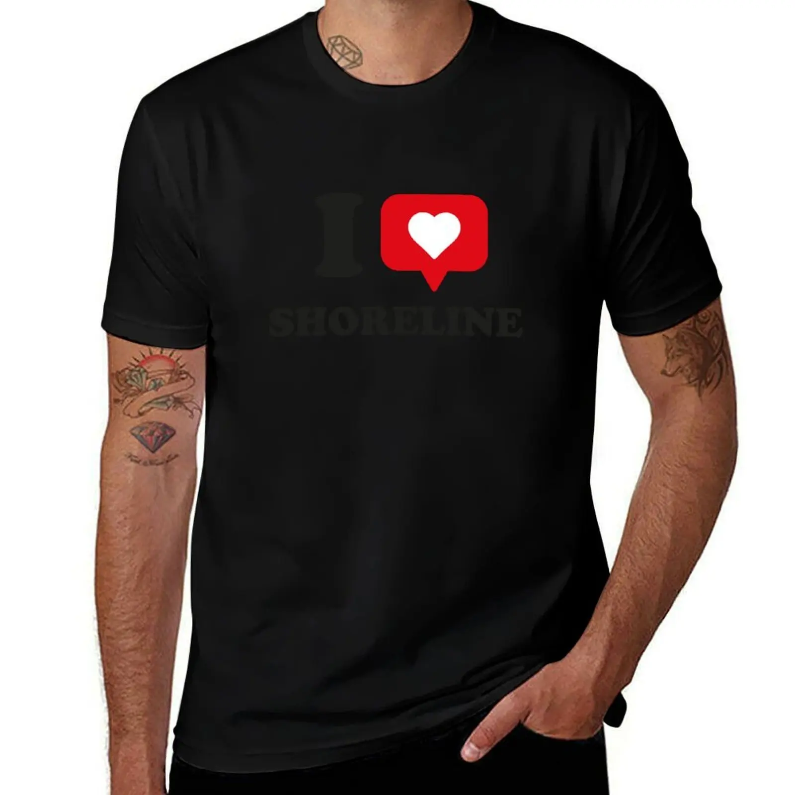 I Love Shoreline, I Heart Shoreline, Hometown Shoreline, Washington T-Shirt Thanksgiving Casual Tee