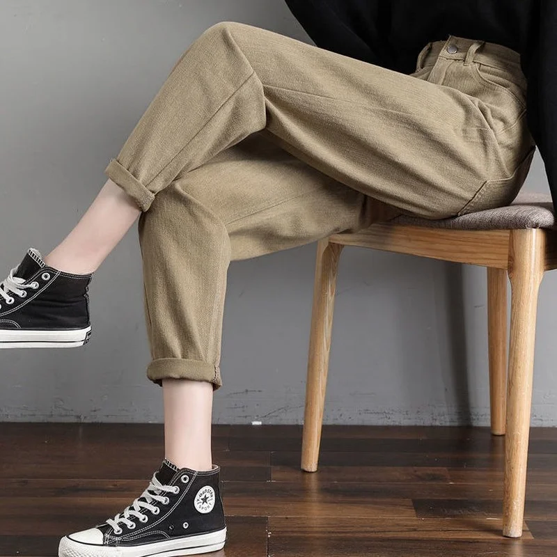 

Джинсы женские простые однотонные эстетические теплые зимние новые повседневные модные корейские стильные студенческие повседневные популярные джинсовые брюки в стиле ампир