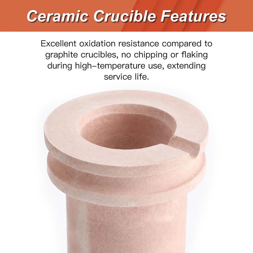 1kg 2kg 3kg Quartz Ceramic Crucible Cupel Bowl for Melting Gold Silver Copper Scrap Metal Casting Goldsmith Tool