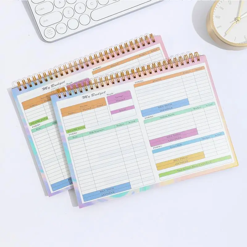 B5 Budget Planner Finance Organizer Bill Organizer Expense Tracker Notebook Bill Organizer With Waterproof Cover Budgeting