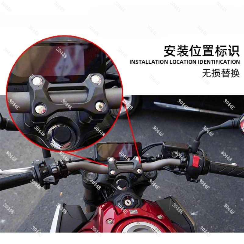 Motorcycle Handlebar Clamp Cover for CB650R CB400F Steering Stem Top Yoke Modification Part