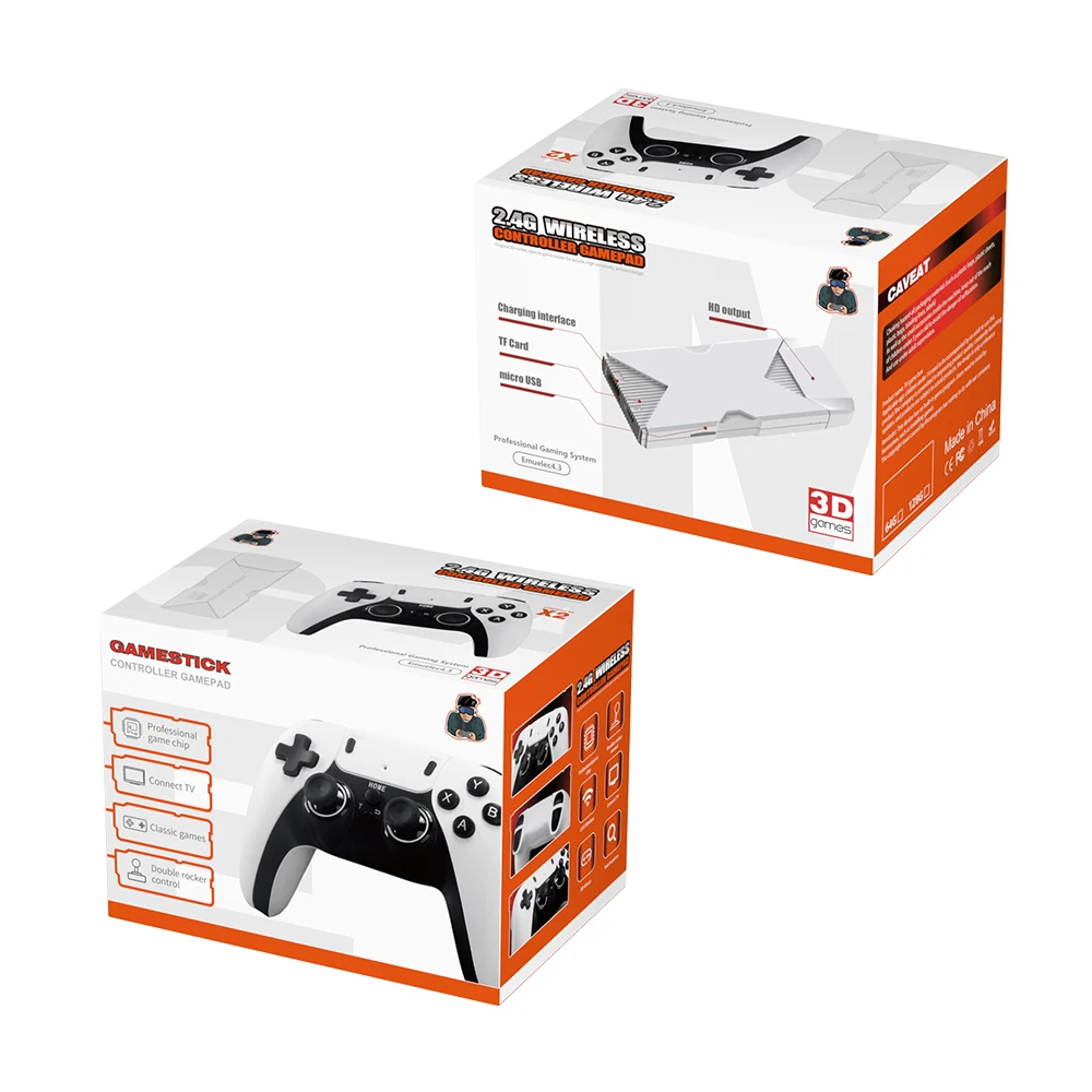 وحدة تحكم ألعاب الفيديو للأولاد ، P5 PRO ، جهاز تحكم لاسلكي مزدوج ، عصا ألعاب ، 4K ، 41000 ألعاب ، 128GB ، 2.4G ، ألعاب ريترو ، هدية عيد الميلاد