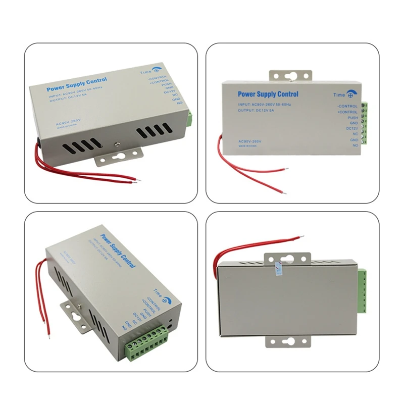 DC12V 5A Блок питания для контроля доступа Трансформаторный дверной адаптер Covertor AC 90-260V для RFID контроля доступа по отпечаткам пальцев