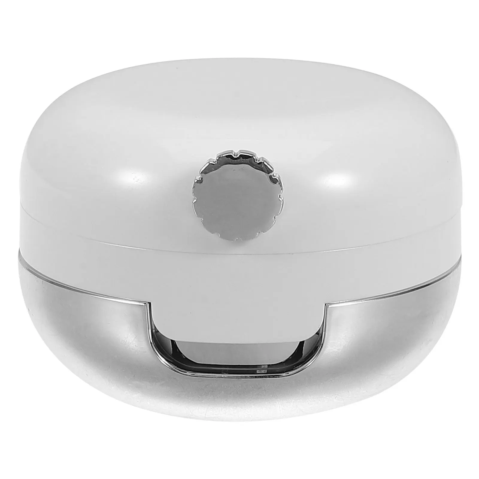 Portable Lip Mask Container with Silicone Brush Built-in Mirror Lipstick Holder for Travel Use Lip Brush with Cap