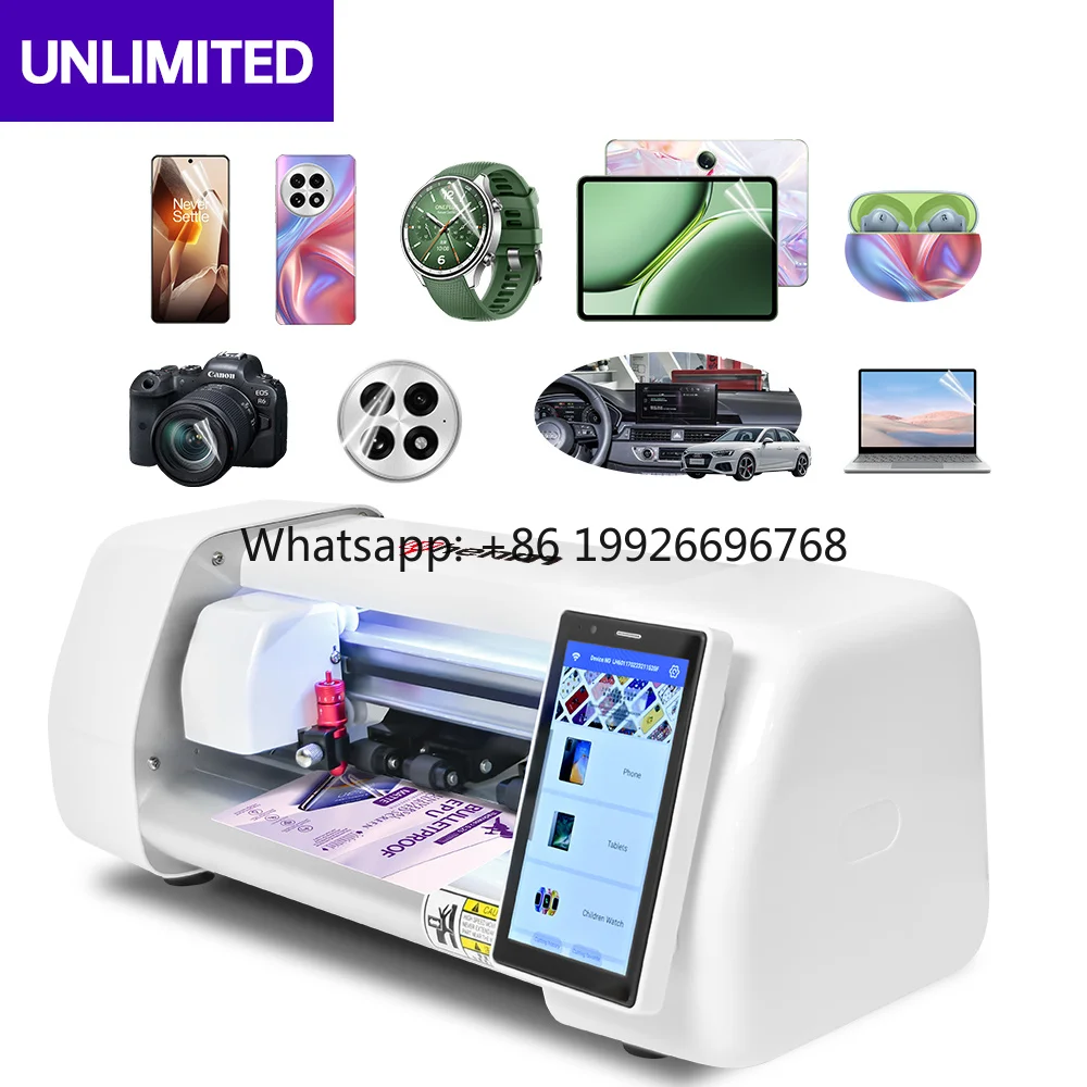 Unlocked Smartphone Wifi TPU Intelligent Hydrogel Film Unlimited Screen Protector Cutting