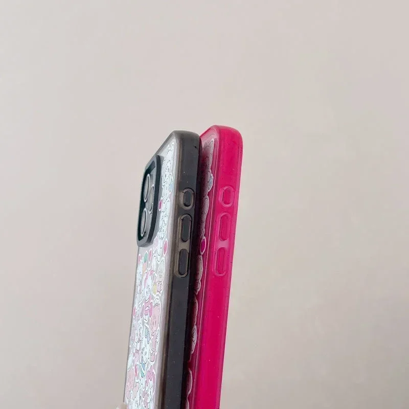 2.5 Acrylic Cute Cat iPhone 12 13 15 14 Pro Max Protective Case, Fits iPhone 15 Pro Max