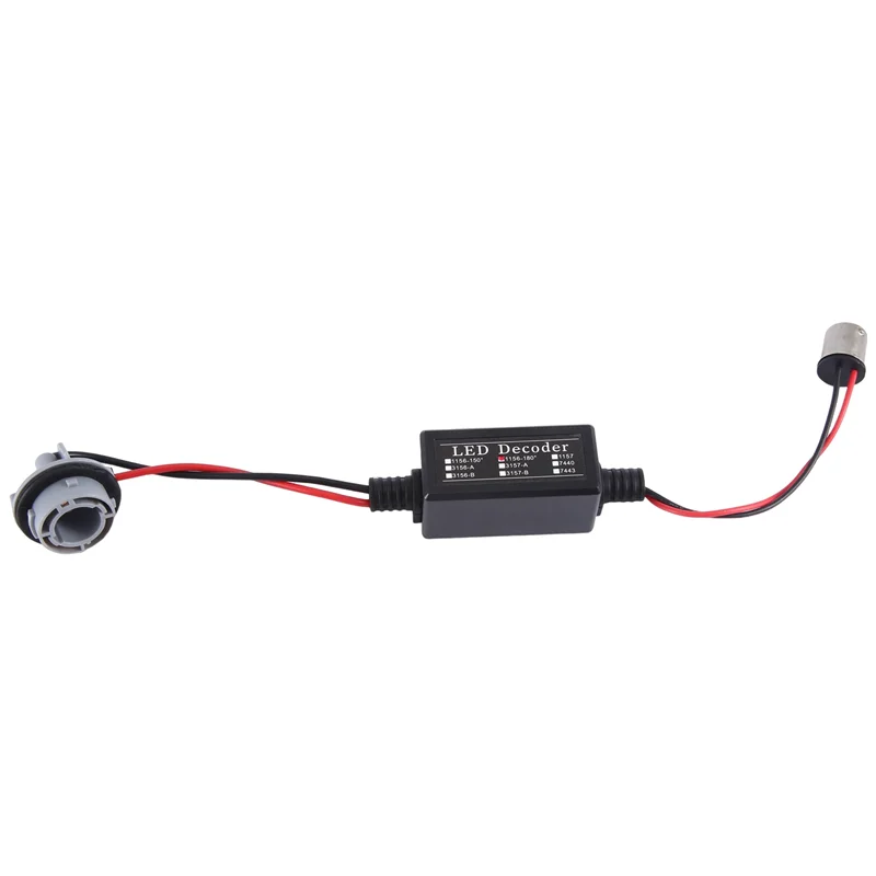 1156 LED Light Fault Decoder ไฟเลี้ยว Fault Eliminator ตัวต้านทานถอดรหัสทนทานใช้งานง่าย-VVNB