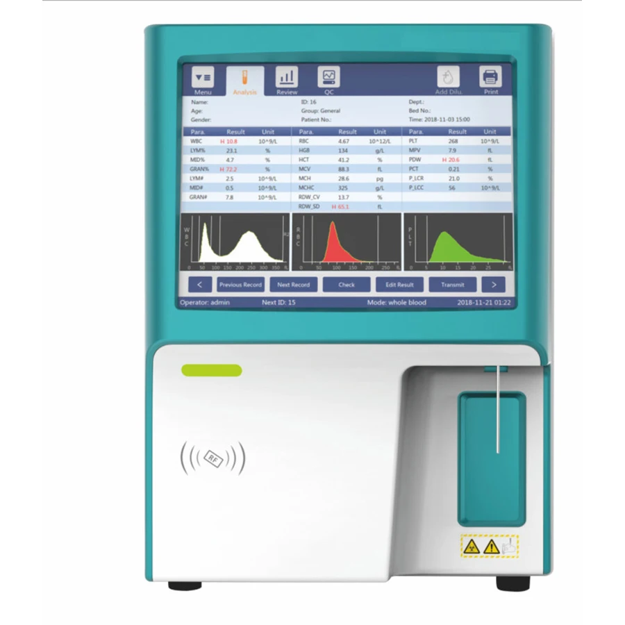 High Quality Veterinary Hem-atol-ogy Analyzer 3-auto Pet Bl-ood Test For Animal