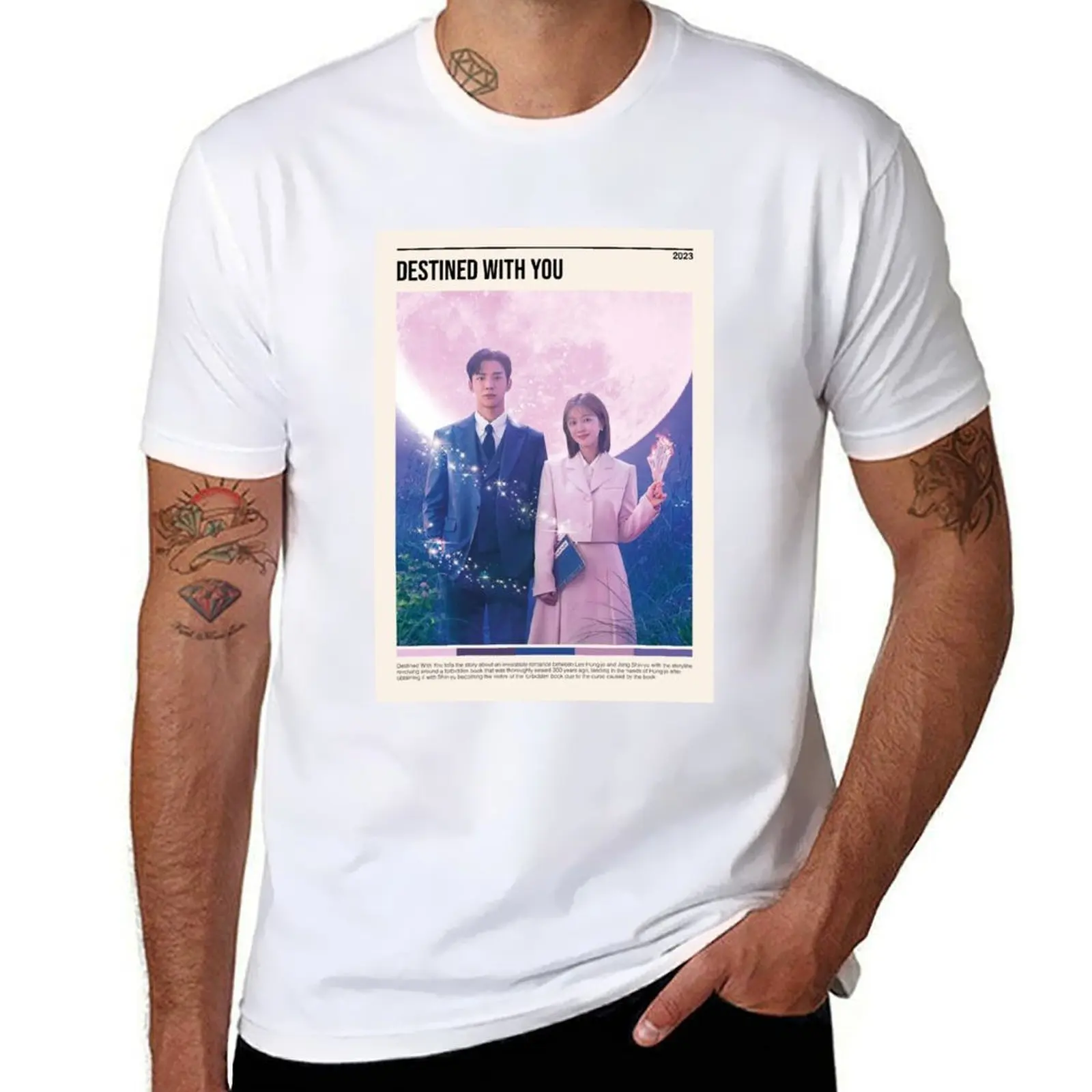 

Destined With You, Minimalist Kdrama (2023) T-Shirt t shirts for man graphic vintage t shirt man plain T-Shirt