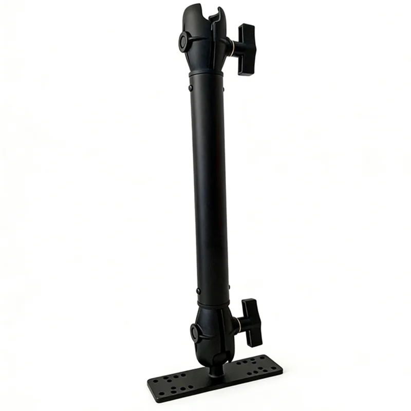 

Aluminum Extension Pipe with 1.5" Ball Socket Arms with Fish Finder Mount Plate for ram mounts Fish Finder Bracket Kayak Mounts